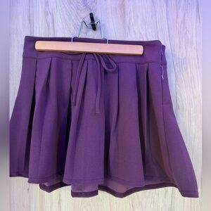 🔚 Sincerely Jules Deep Purple Skater Skirt